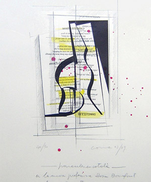 litografia, aquarel·la, tóner i grafit, 25x35 cm
