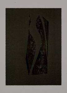 monotip i collage, 25x35 cm