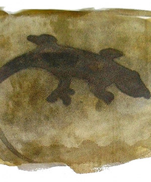 acquaragia, china e acquerello su carta, 29.7×41.8 cm., 2003