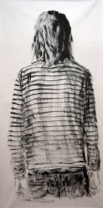 tremp de cola sobre paper, 200×100 cm., 2010