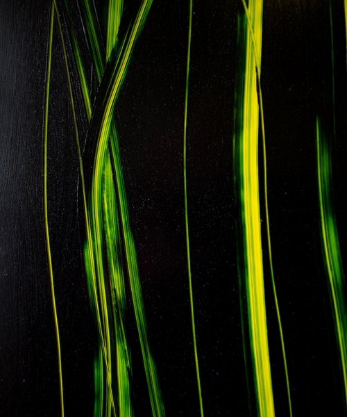 Oil on plexiglass, 200x100 cm., 2017 detail