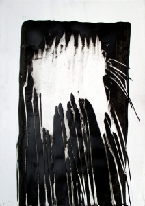 Esmalt i aigua sobre paper, 100x70 cm.