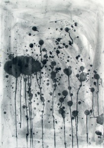 Acid Cosmogony, graphite on paper, 100x70 cm., 2016