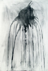 (Re) Pulsions 5, graphite on paper, 100x70 cm., 2016